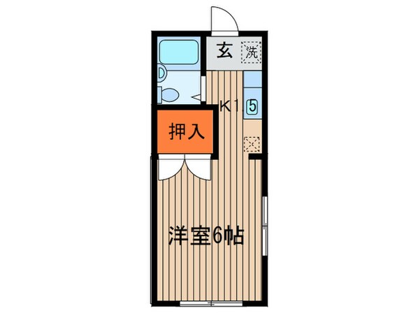 コ－ポ弥生の物件間取画像